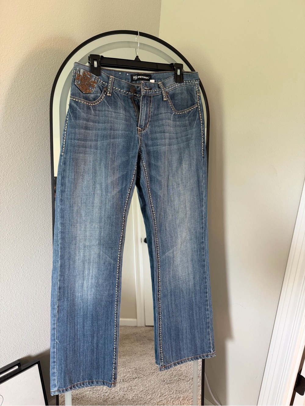 Petrol Nikki Mid-Rise Jeans